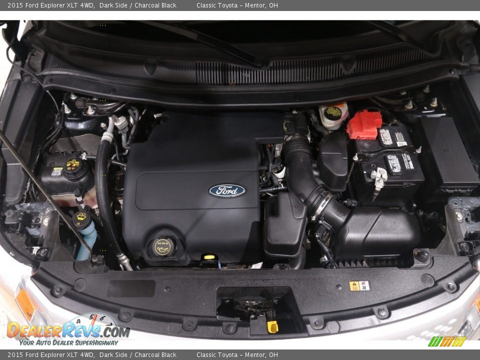 2015 Ford Explorer XLT 4WD Dark Side / Charcoal Black Photo #31
