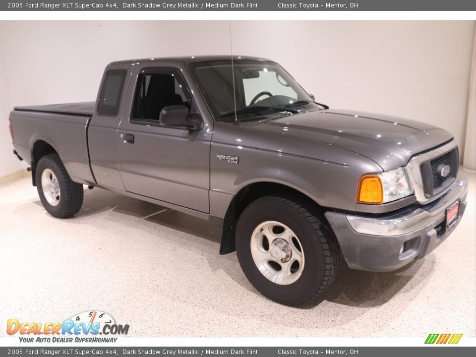 2005 Ford Ranger XLT SuperCab 4x4 Dark Shadow Grey Metallic / Medium Dark Flint Photo #1