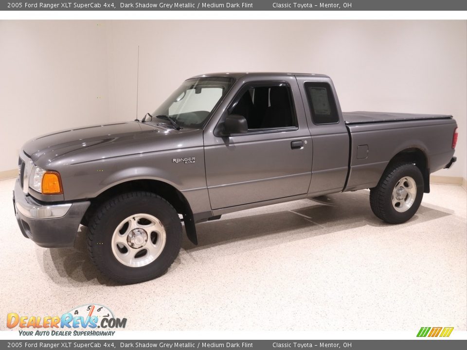2005 Ford Ranger XLT SuperCab 4x4 Dark Shadow Grey Metallic / Medium Dark Flint Photo #3