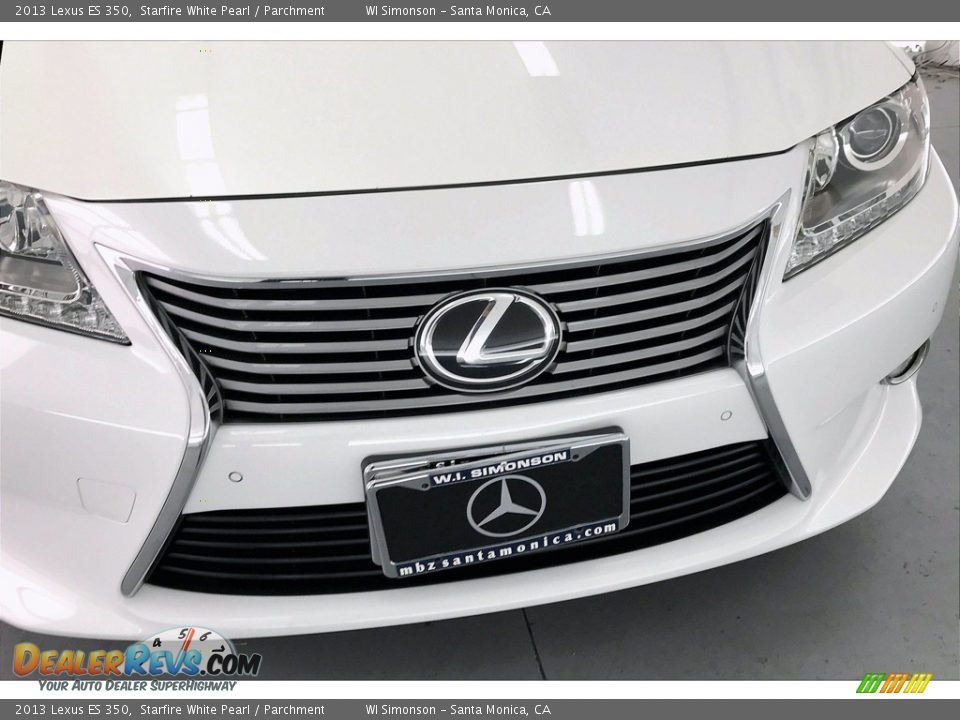 2013 Lexus ES 350 Starfire White Pearl / Parchment Photo #33