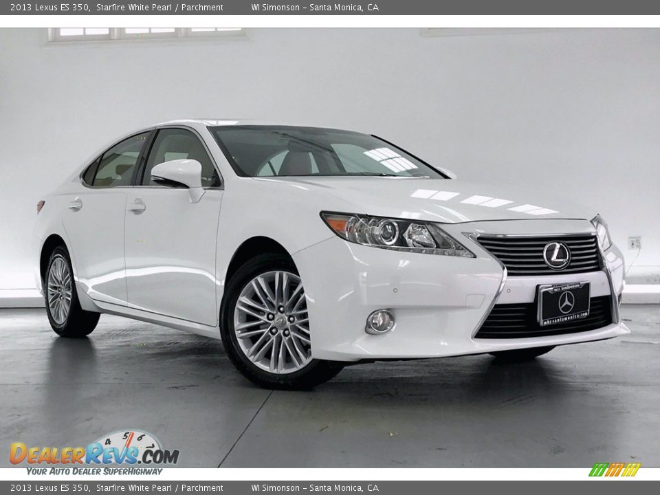 2013 Lexus ES 350 Starfire White Pearl / Parchment Photo #34