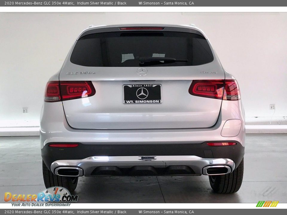 2020 Mercedes-Benz GLC 350e 4Matic Iridium Silver Metallic / Black Photo #3