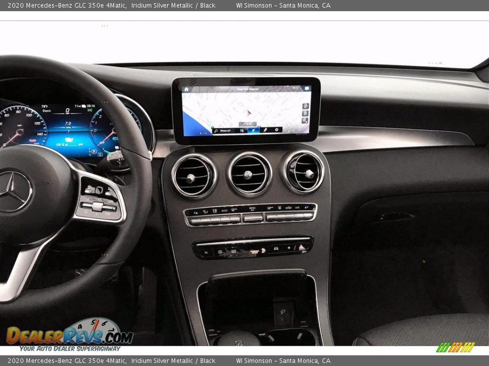 2020 Mercedes-Benz GLC 350e 4Matic Iridium Silver Metallic / Black Photo #6