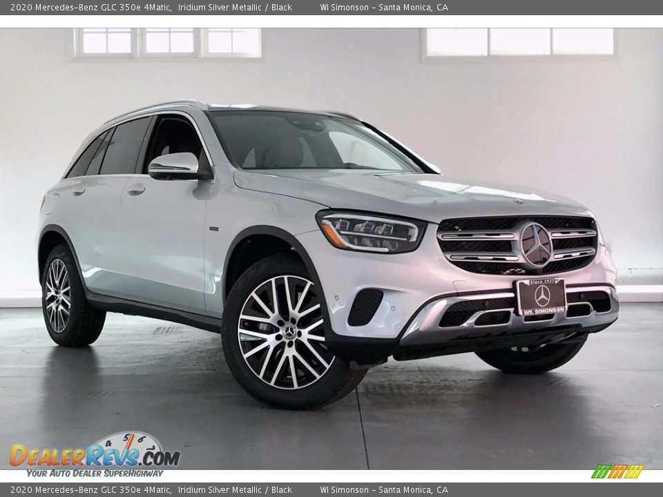 2020 Mercedes-Benz GLC 350e 4Matic Iridium Silver Metallic / Black Photo #10