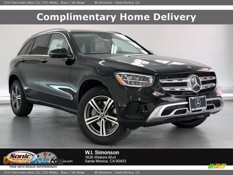2020 Mercedes-Benz GLC 300 4Matic Black / Silk Beige Photo #1