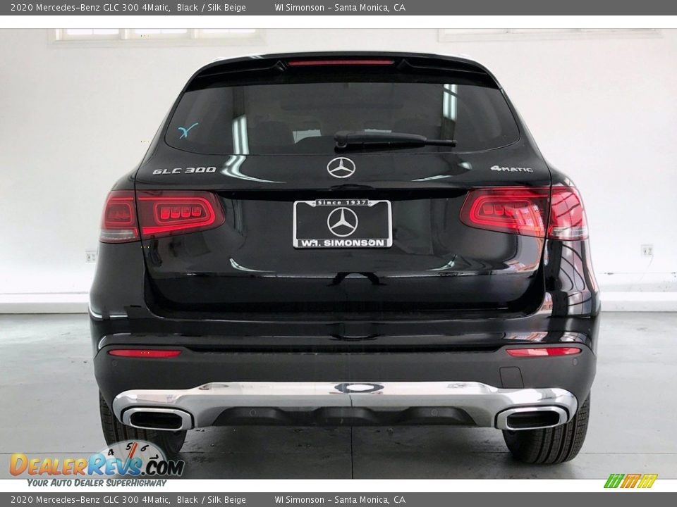 2020 Mercedes-Benz GLC 300 4Matic Black / Silk Beige Photo #3