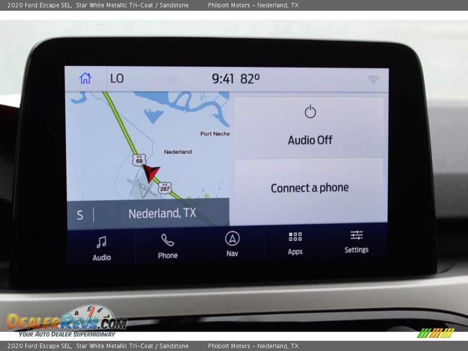 2020 Ford Escape SEL Star White Metallic Tri-Coat / Sandstone Photo #20