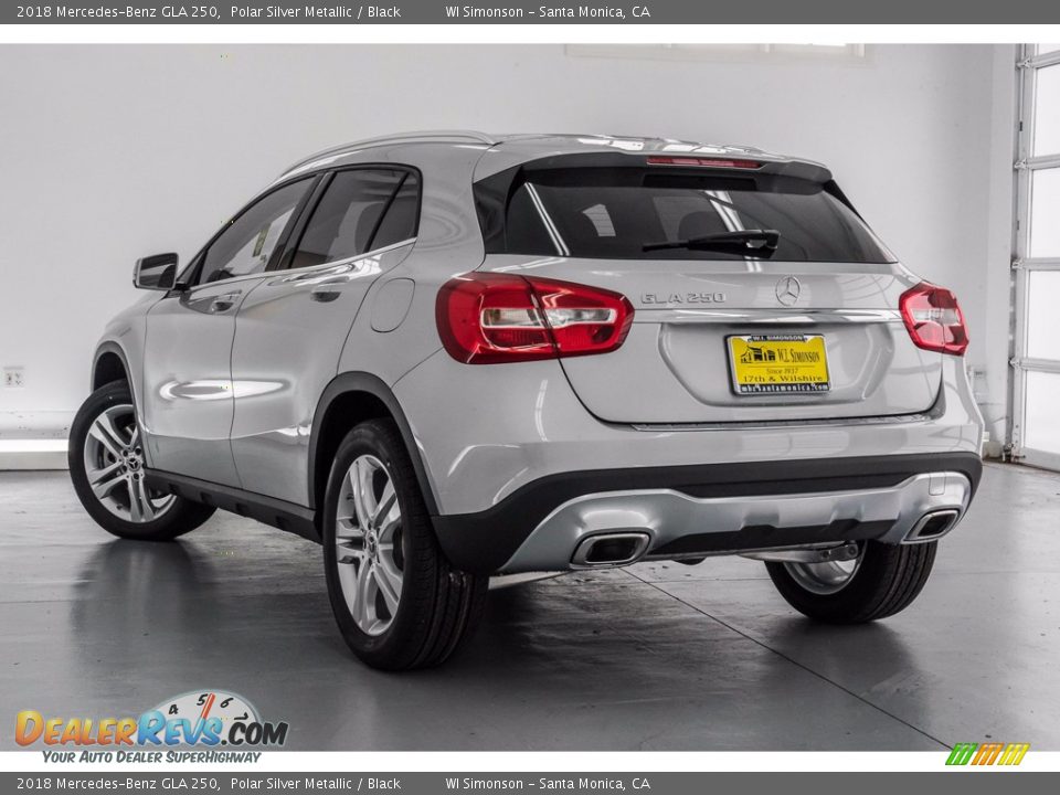 2018 Mercedes-Benz GLA 250 Polar Silver Metallic / Black Photo #3