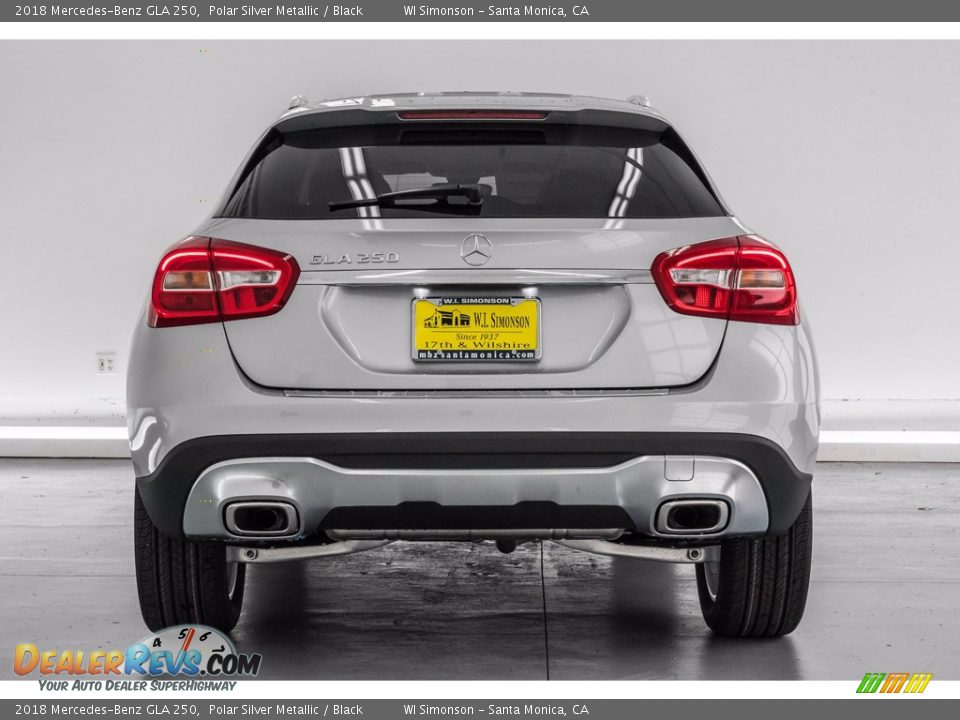 2018 Mercedes-Benz GLA 250 Polar Silver Metallic / Black Photo #4