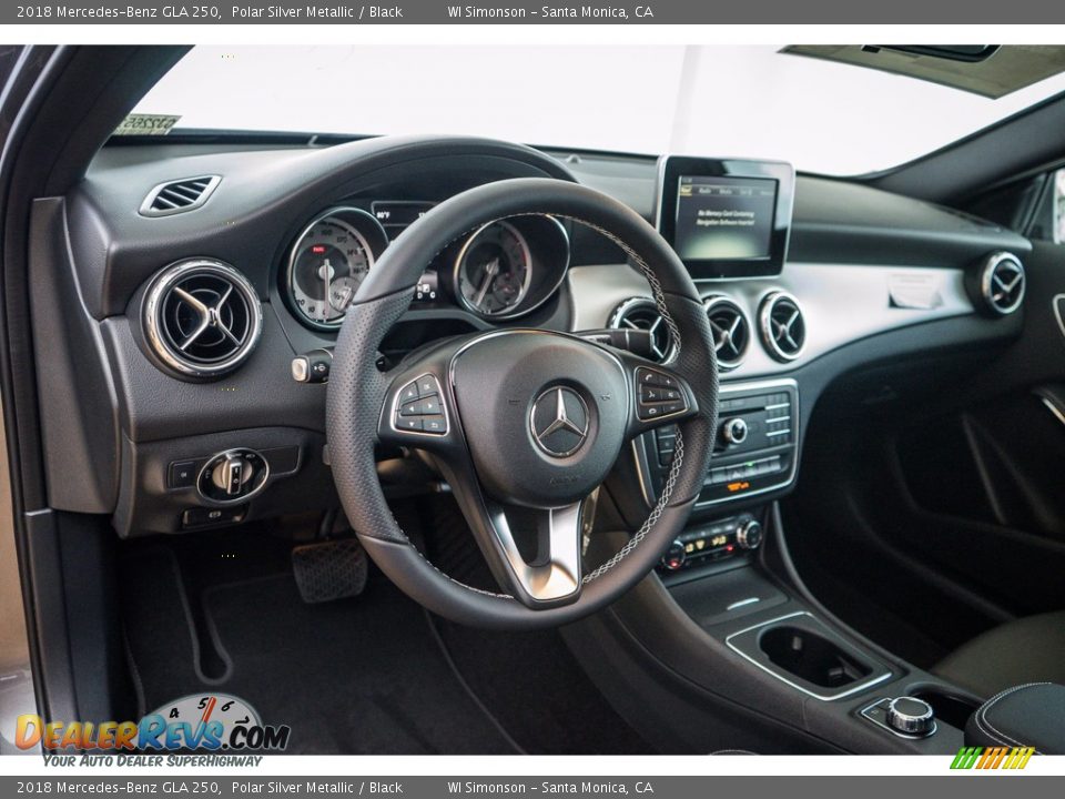 2018 Mercedes-Benz GLA 250 Polar Silver Metallic / Black Photo #6