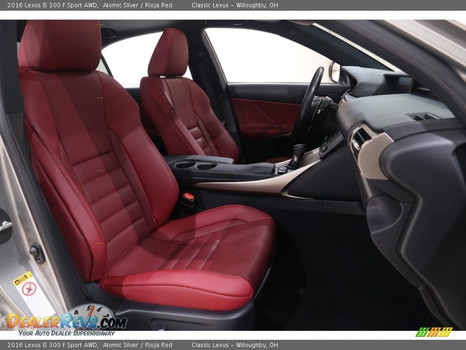 Front Seat of 2016 Lexus IS 300 F Sport AWD Photo #35