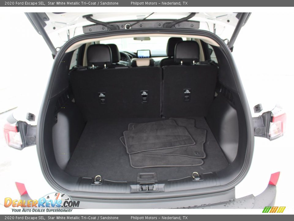 2020 Ford Escape SEL Star White Metallic Tri-Coat / Sandstone Photo #28