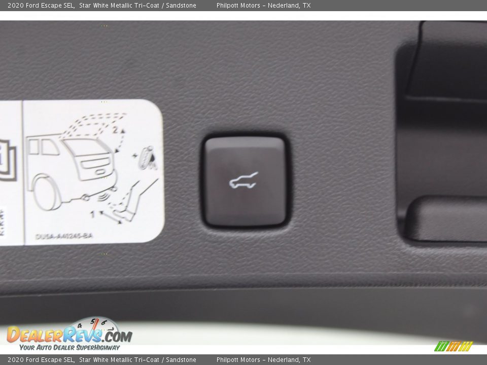2020 Ford Escape SEL Star White Metallic Tri-Coat / Sandstone Photo #29