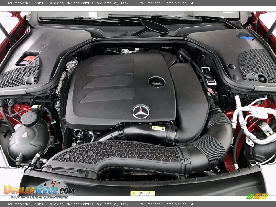 2020 Mercedes-Benz E 350 Sedan designo Cardinal Red Metallic / Black Photo #8