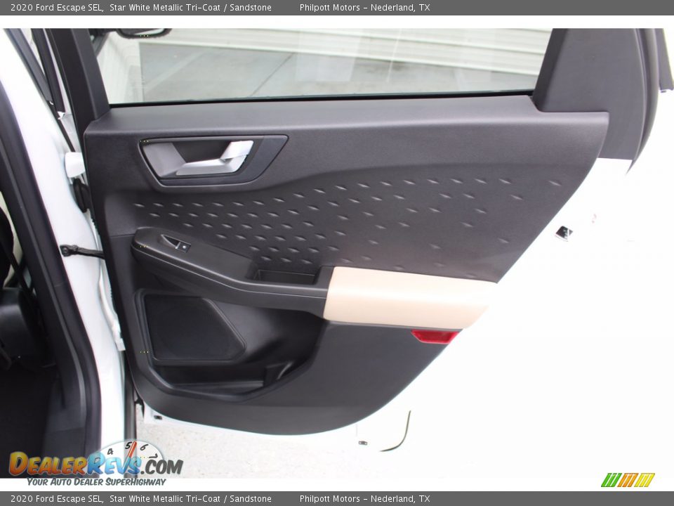 2020 Ford Escape SEL Star White Metallic Tri-Coat / Sandstone Photo #30