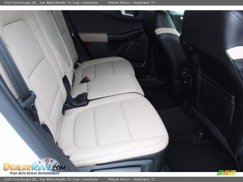 2020 Ford Escape SEL Star White Metallic Tri-Coat / Sandstone Photo #31