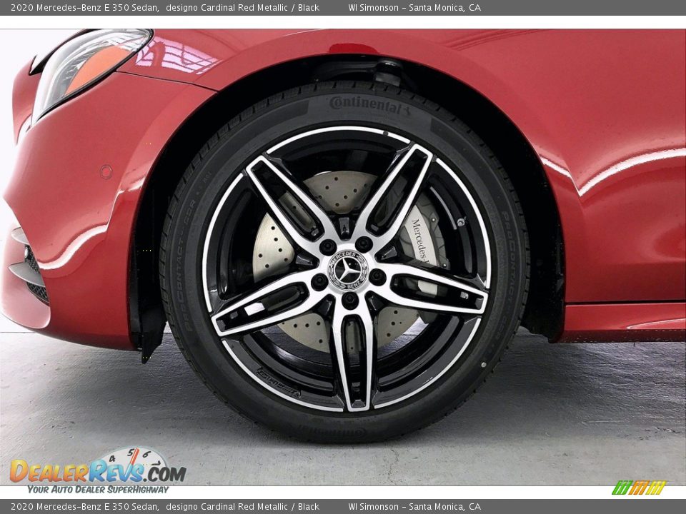 2020 Mercedes-Benz E 350 Sedan designo Cardinal Red Metallic / Black Photo #9