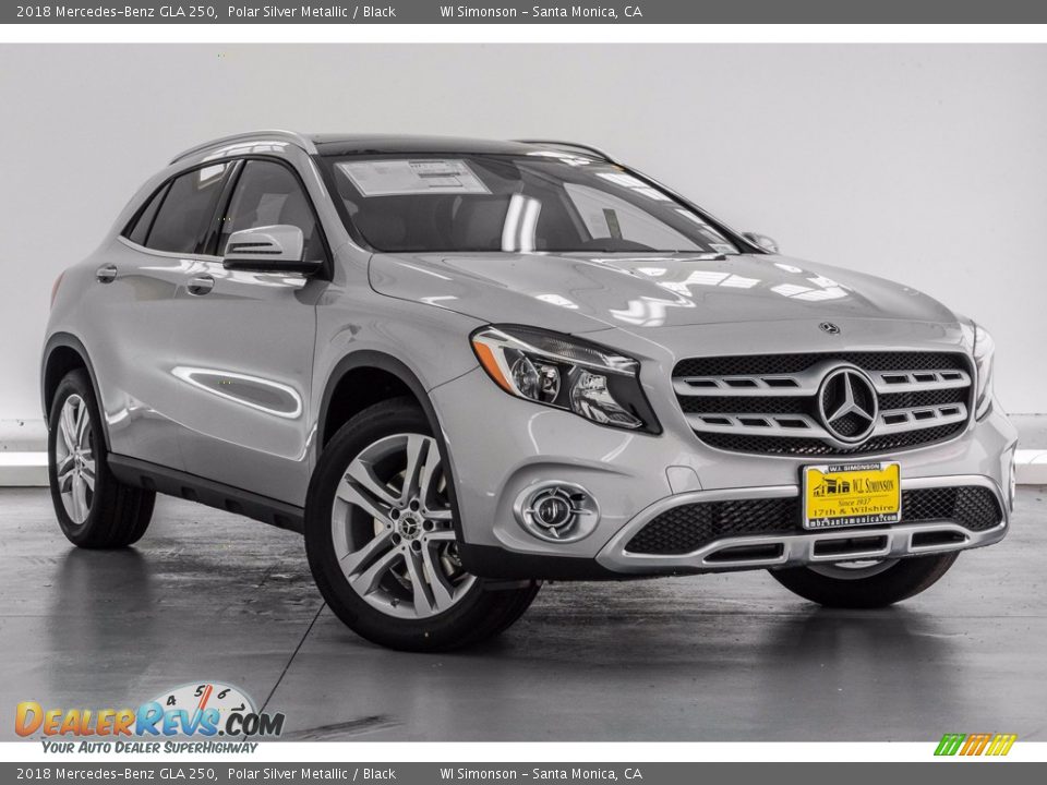 2018 Mercedes-Benz GLA 250 Polar Silver Metallic / Black Photo #12