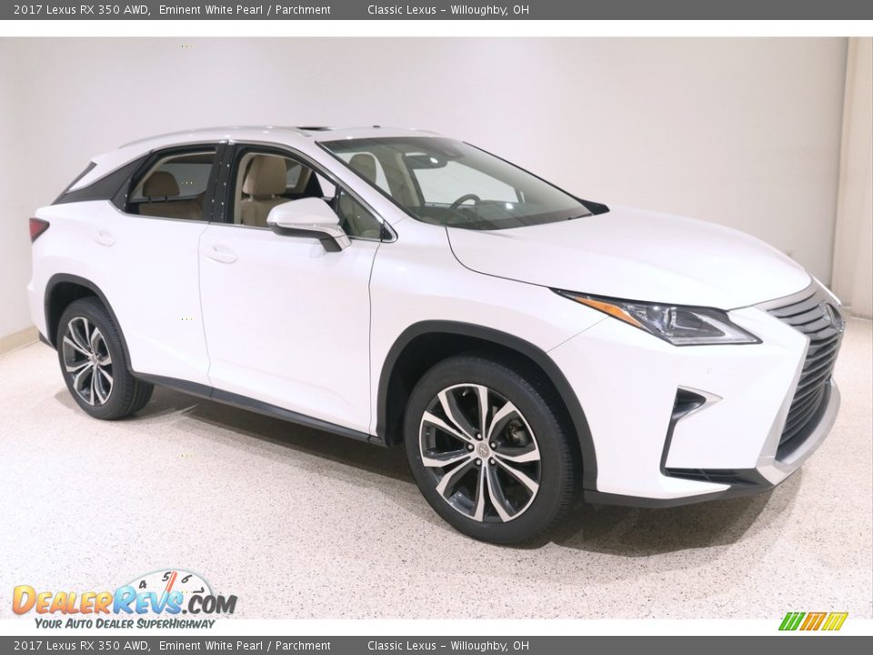 2017 Lexus RX 350 AWD Eminent White Pearl / Parchment Photo #1