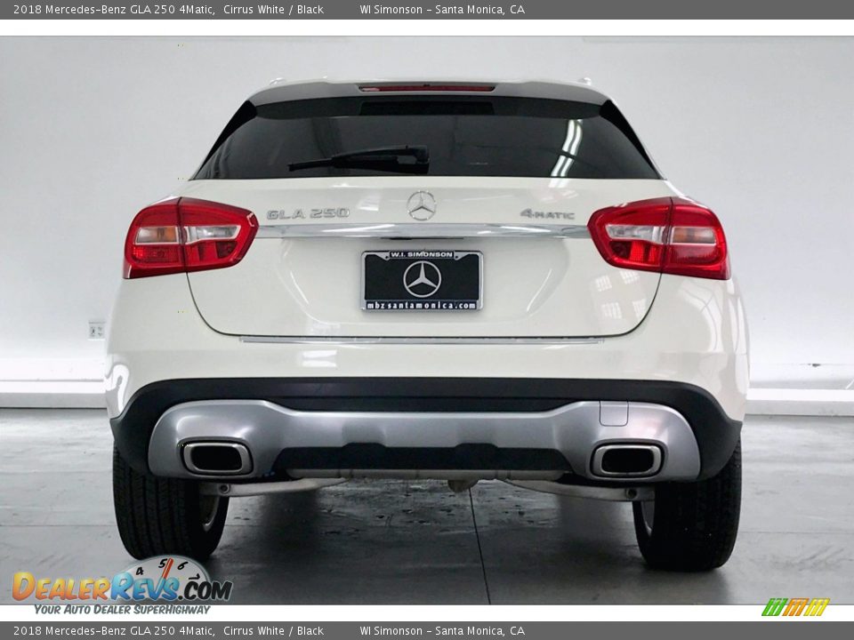 2018 Mercedes-Benz GLA 250 4Matic Cirrus White / Black Photo #3