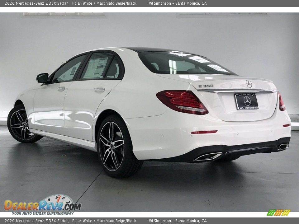 2020 Mercedes-Benz E 350 Sedan Polar White / Macchiato Beige/Black Photo #2
