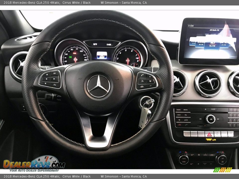 2018 Mercedes-Benz GLA 250 4Matic Cirrus White / Black Photo #4