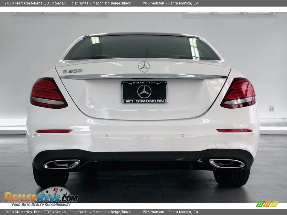 2020 Mercedes-Benz E 350 Sedan Polar White / Macchiato Beige/Black Photo #3