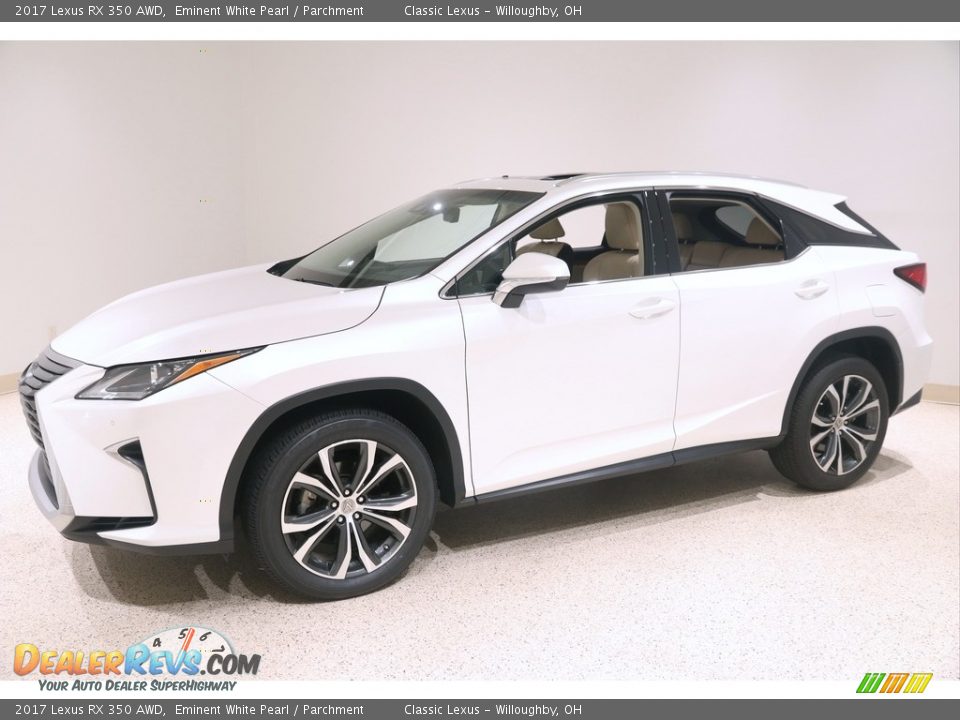 2017 Lexus RX 350 AWD Eminent White Pearl / Parchment Photo #3