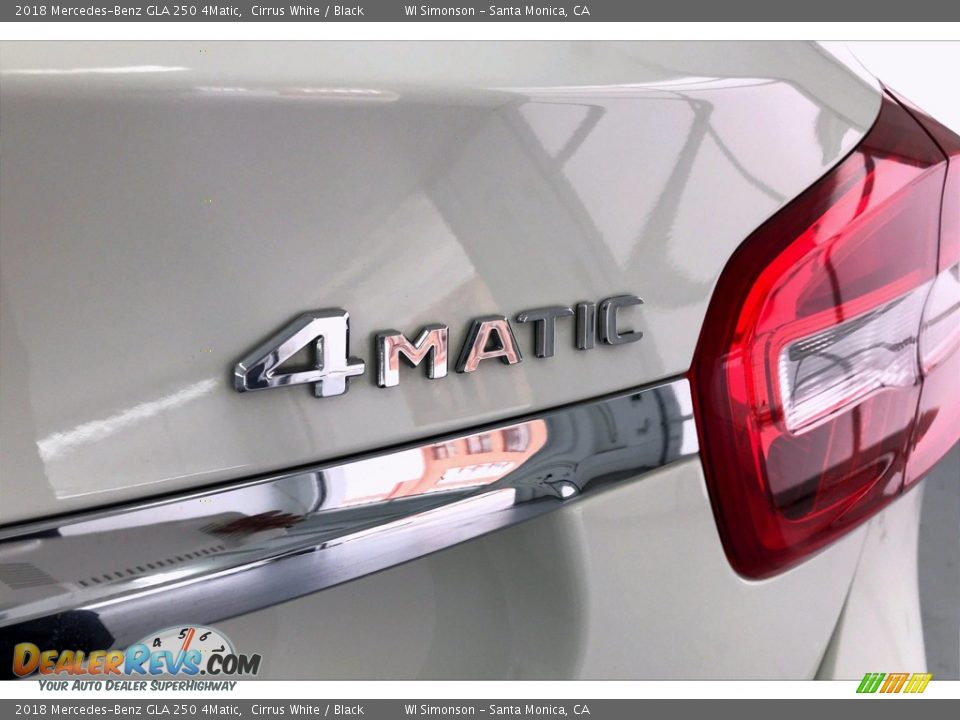 2018 Mercedes-Benz GLA 250 4Matic Cirrus White / Black Photo #7