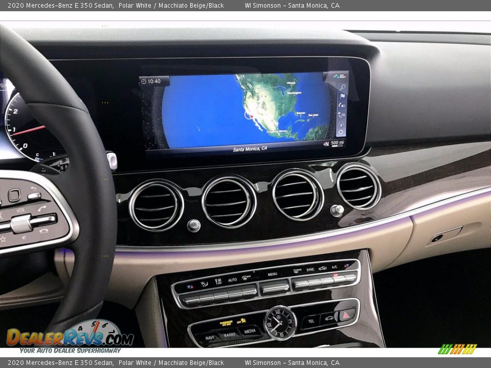 2020 Mercedes-Benz E 350 Sedan Polar White / Macchiato Beige/Black Photo #6