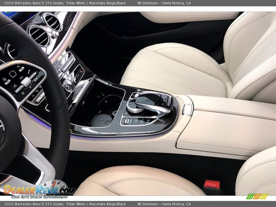 2020 Mercedes-Benz E 350 Sedan Polar White / Macchiato Beige/Black Photo #7