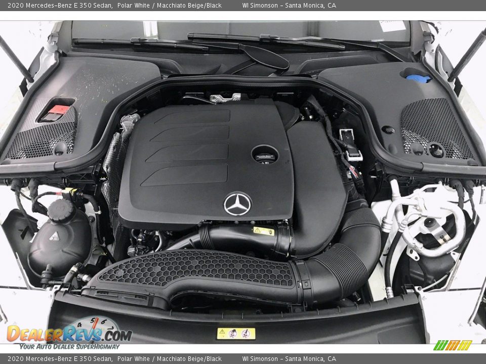 2020 Mercedes-Benz E 350 Sedan Polar White / Macchiato Beige/Black Photo #8