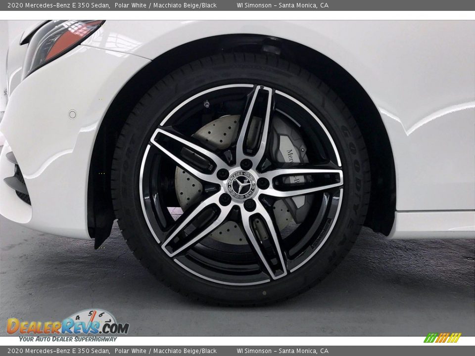 2020 Mercedes-Benz E 350 Sedan Polar White / Macchiato Beige/Black Photo #9