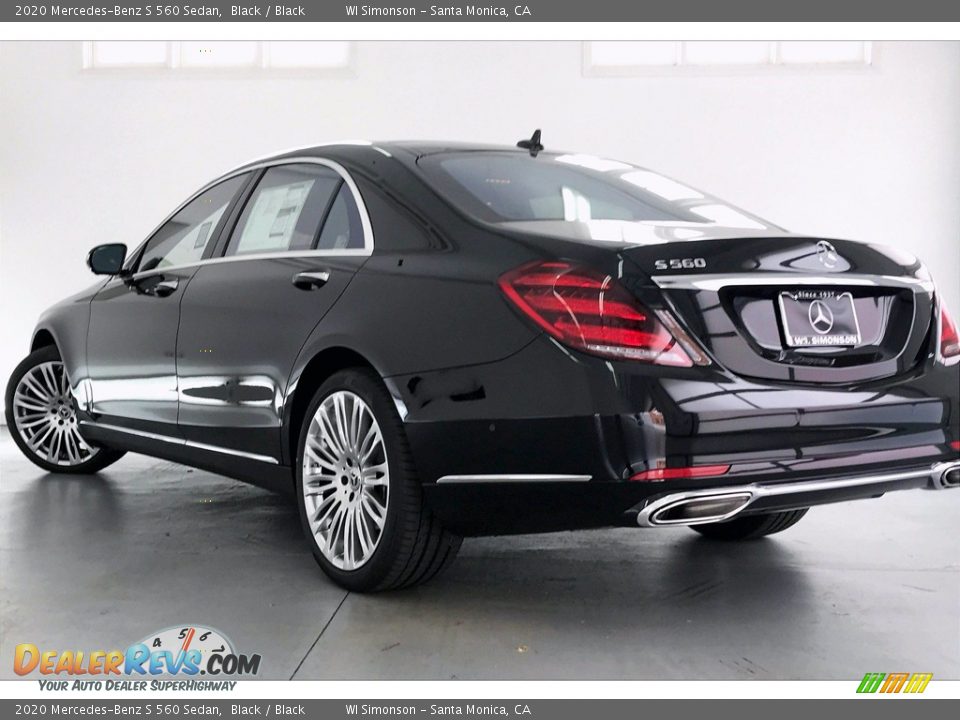 2020 Mercedes-Benz S 560 Sedan Black / Black Photo #2