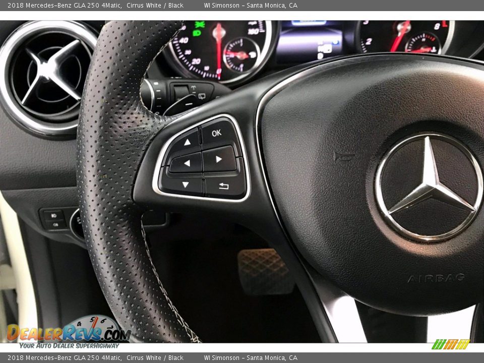 2018 Mercedes-Benz GLA 250 4Matic Cirrus White / Black Photo #18