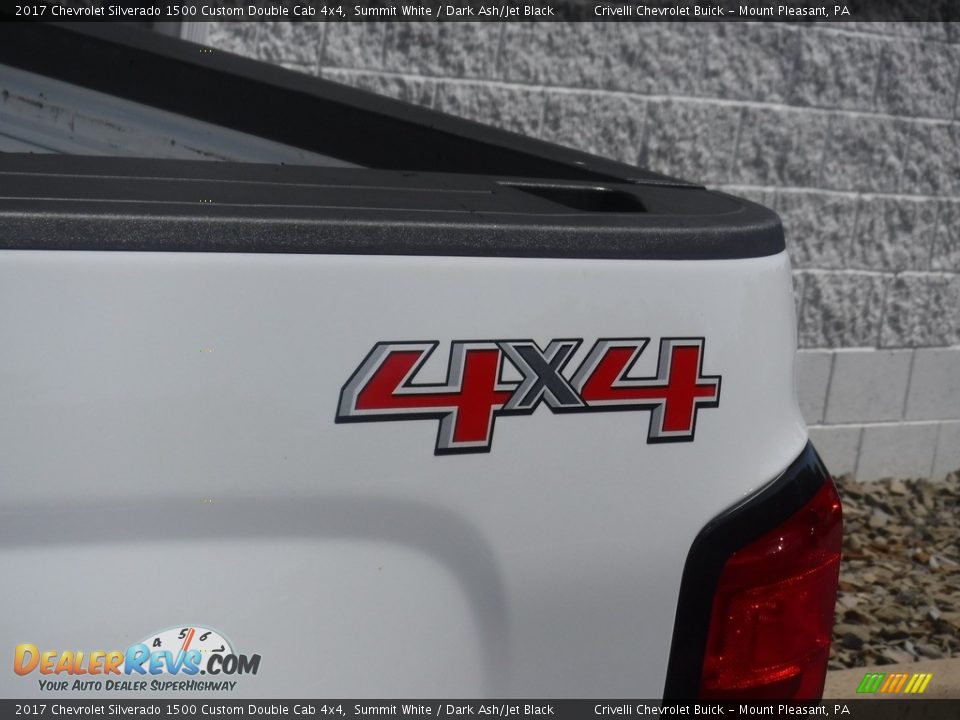 2017 Chevrolet Silverado 1500 Custom Double Cab 4x4 Summit White / Dark Ash/Jet Black Photo #4