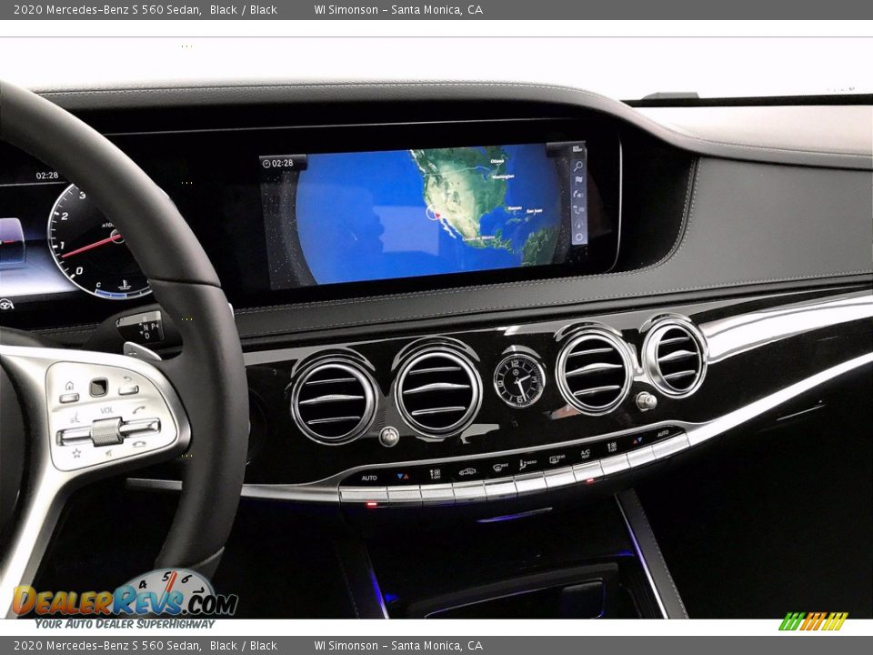 2020 Mercedes-Benz S 560 Sedan Black / Black Photo #6