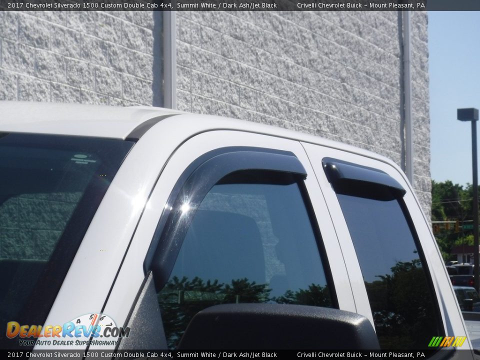 2017 Chevrolet Silverado 1500 Custom Double Cab 4x4 Summit White / Dark Ash/Jet Black Photo #5