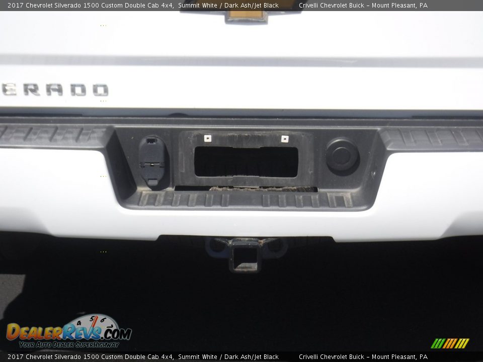 2017 Chevrolet Silverado 1500 Custom Double Cab 4x4 Summit White / Dark Ash/Jet Black Photo #10