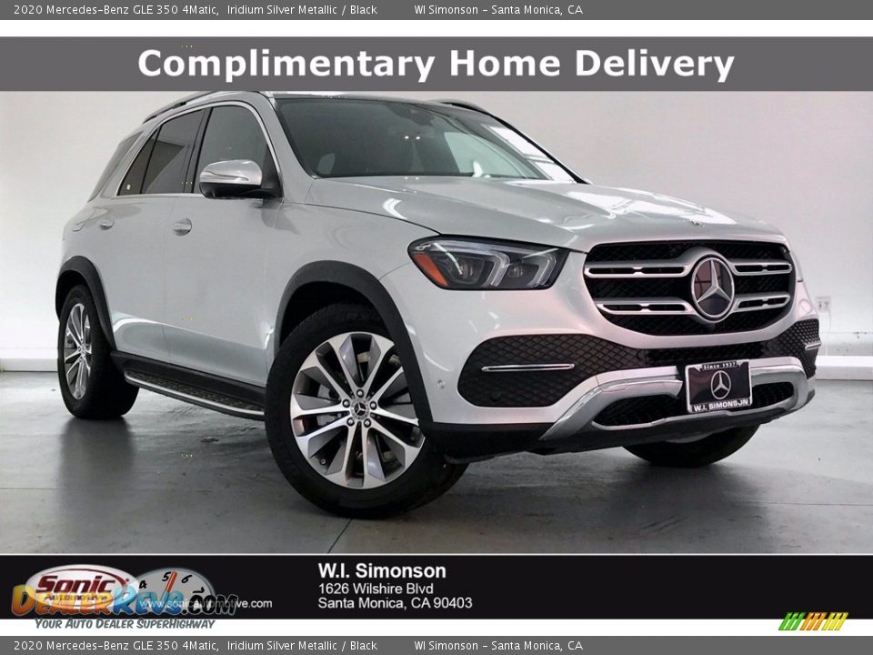 2020 Mercedes-Benz GLE 350 4Matic Iridium Silver Metallic / Black Photo #1