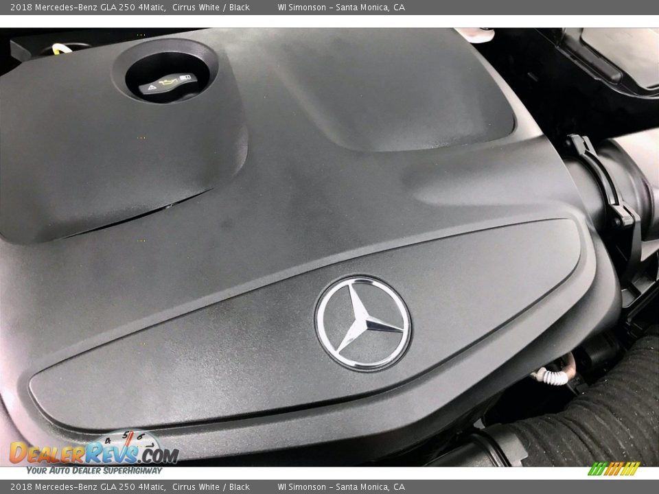 2018 Mercedes-Benz GLA 250 4Matic Cirrus White / Black Photo #31