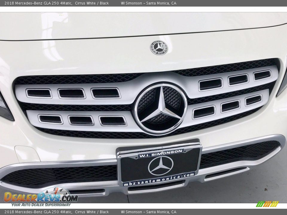 2018 Mercedes-Benz GLA 250 4Matic Cirrus White / Black Photo #33