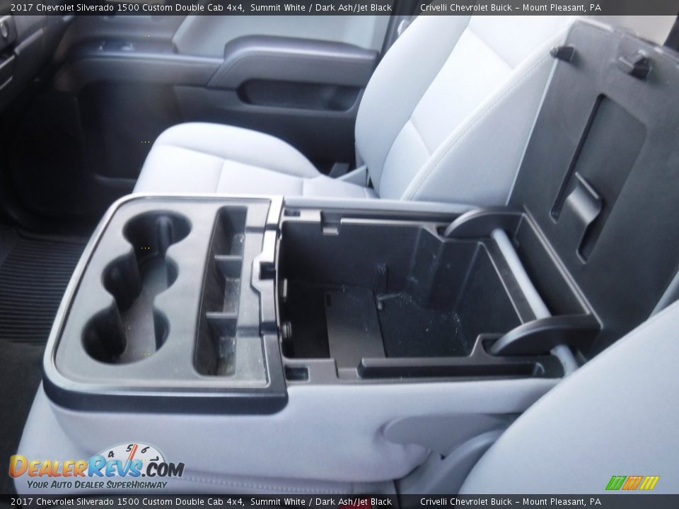 2017 Chevrolet Silverado 1500 Custom Double Cab 4x4 Summit White / Dark Ash/Jet Black Photo #19