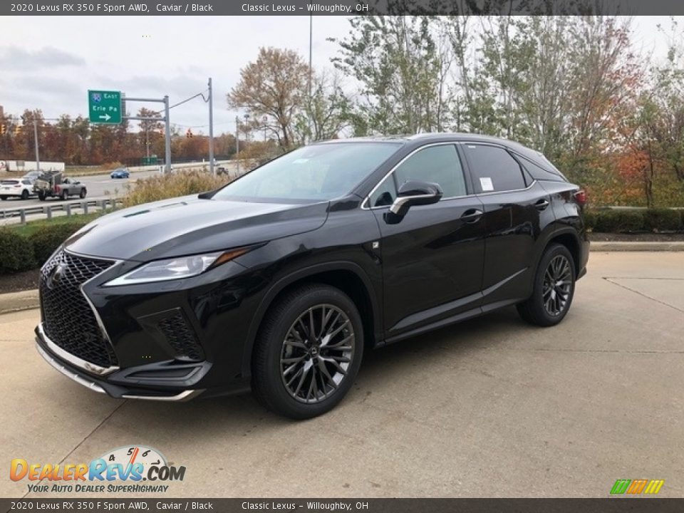 2020 Lexus RX 350 F Sport AWD Caviar / Black Photo #1