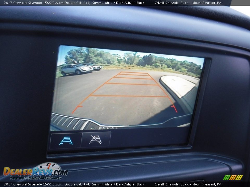 2017 Chevrolet Silverado 1500 Custom Double Cab 4x4 Summit White / Dark Ash/Jet Black Photo #21