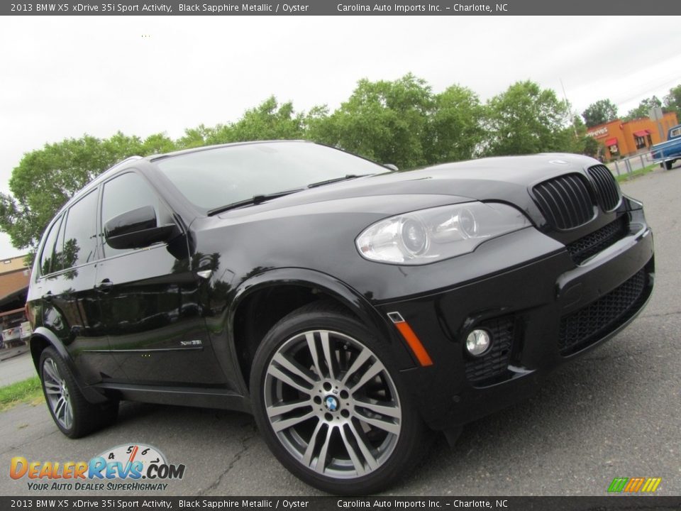 2013 BMW X5 xDrive 35i Sport Activity Black Sapphire Metallic / Oyster Photo #1