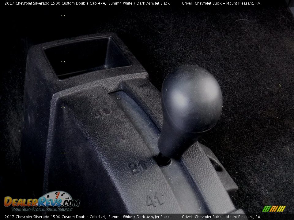2017 Chevrolet Silverado 1500 Custom Double Cab 4x4 Summit White / Dark Ash/Jet Black Photo #22