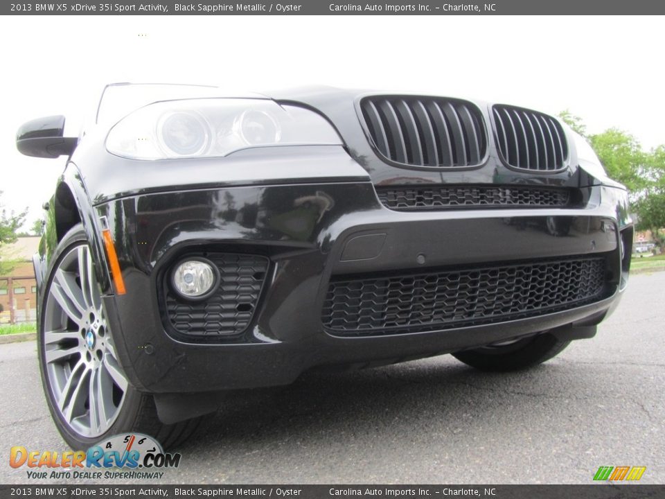 2013 BMW X5 xDrive 35i Sport Activity Black Sapphire Metallic / Oyster Photo #2