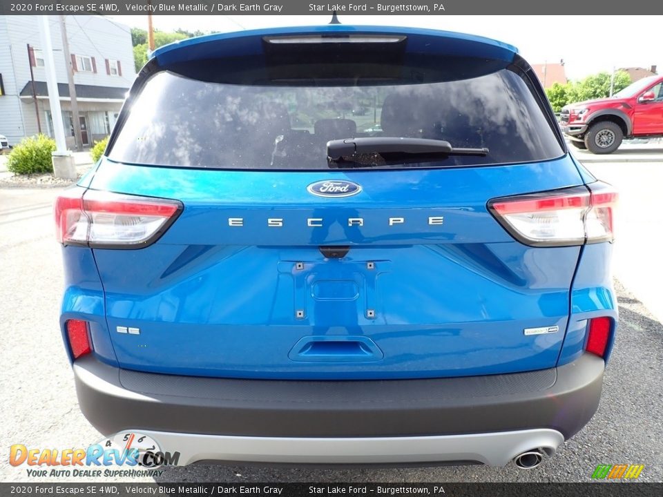 2020 Ford Escape SE 4WD Velocity Blue Metallic / Dark Earth Gray Photo #4