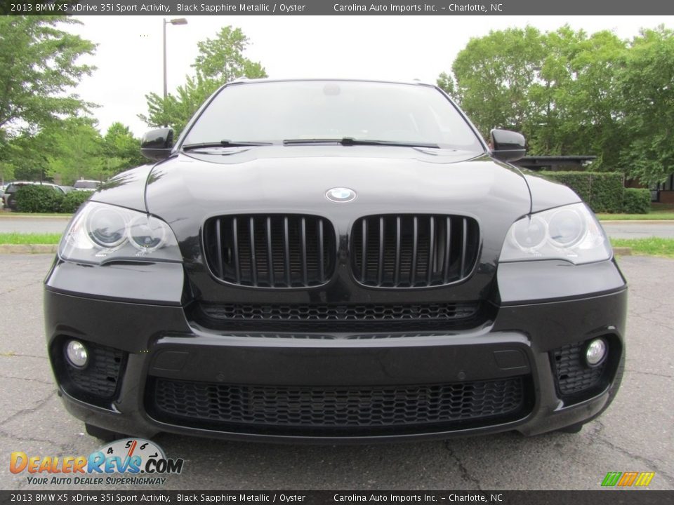 2013 BMW X5 xDrive 35i Sport Activity Black Sapphire Metallic / Oyster Photo #4